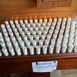 Lit some candles. I didn't light all the lit ones, just 5 of them