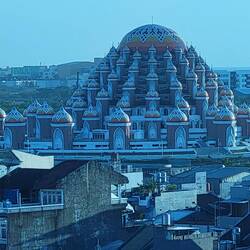 Aussicht aus unserem Hotelzimmer