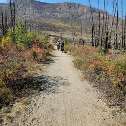 Start of our ride to Rhone Station