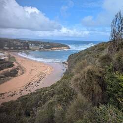 Port Campbell Beach from above