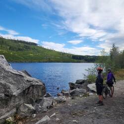 Arriving at Chute Lake