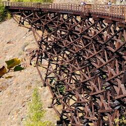 An amazing trestle, my favorite in Myra Canyon