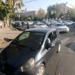 Eventually, we make our way out of Osh...