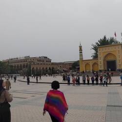 The mosque was transformed into a museum. In prayer times, nobody can enter.