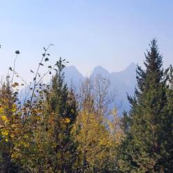 Blick auf 'The Three Sisters'