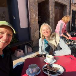 Veronica from the Netherlands and I have been crossing paths since Day 1 out of St. Jean.