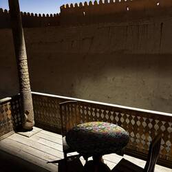 Our balcony within old town