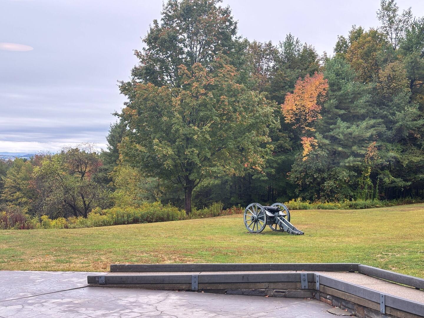 Cannon by the visitor center.