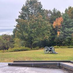 Cannon by the visitor center.