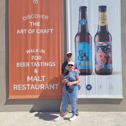 Next stop home of Blue Monkey beer.