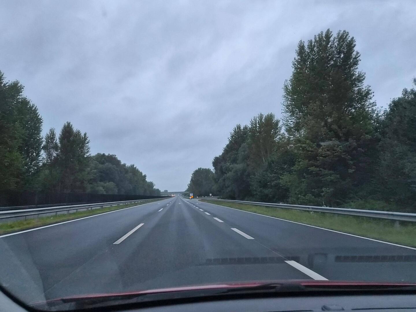 Lekker rustig op de weg.