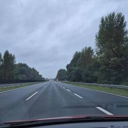 Lekker rustig op de weg.