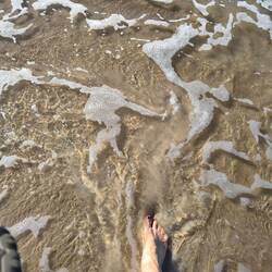 Nochmal Füsse im Meer