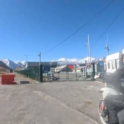 The kyrgyz border post, just a detour of a remote, rugged road...