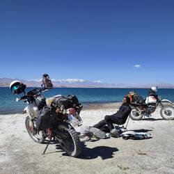 Café at the salty shore