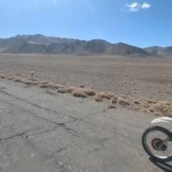 ...and are alone on this empty road...