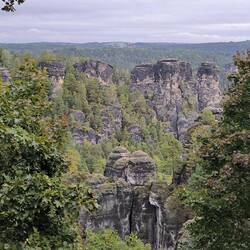 Blick auf die Bastei