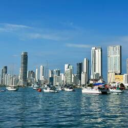Auch das ist Cartagena, modernes Viertel für Reiche gegenüber