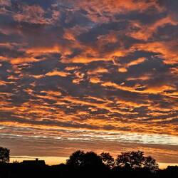 Schöner Abendhimmel