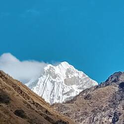Across the valley, the Chopicalqui, 6354m