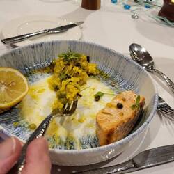 Forgot to photo it before we started eating.