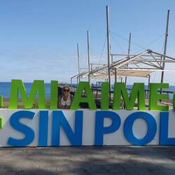 A l'arrière, le débarcadère