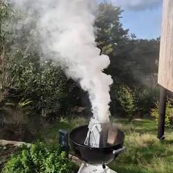 Umm this charcoal a bit smoky!!