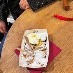 Butter and powdered sugar