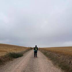 A fellow pilgrim took this photo of me