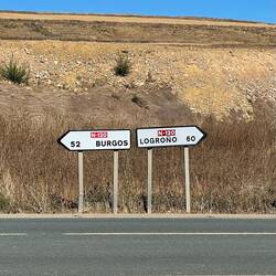 Feels like progress. I left Logroño 3 days ago and I'll be in Burgos in 3 days.