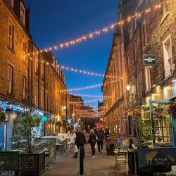 Die Partymeile direkt vor der Tür