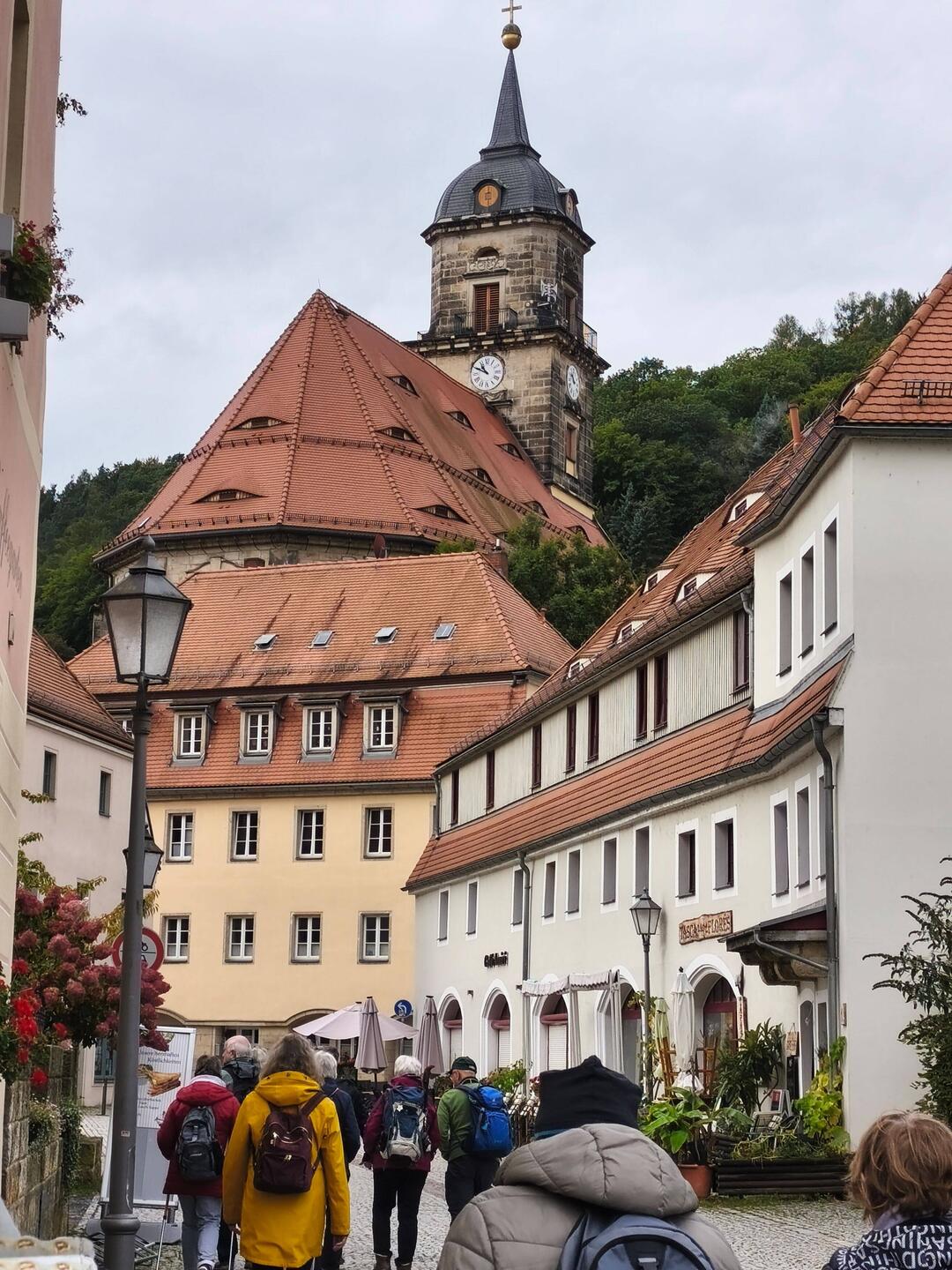 Ankunft in königstein