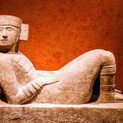 Maya Chak Mo'ol from Chichen Itza. The National Museum of Anthropology.