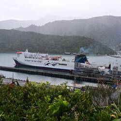 A change of weather, and the Picton ferry terminal