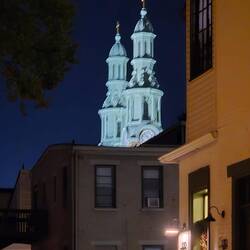 Mutter Gotter Church as seen on our walk home