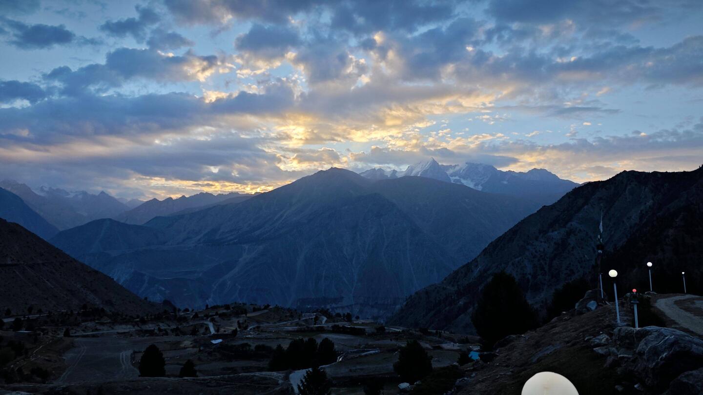 Sonnenaufgang über den 6000ern