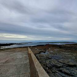 Hier wurden Riesenhaie gefangen, an Land gezogen und zerteilt
