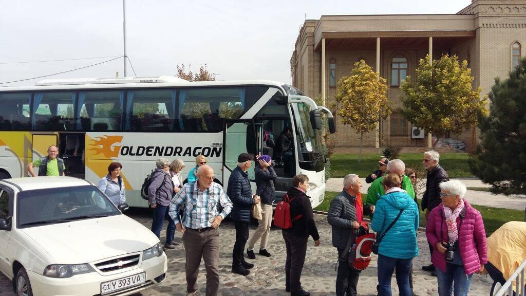 unsere Ankunft in Taschkent