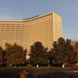 "unser" Hotel Uzbekistan - ein Relikt aus sowjetischer Zeit