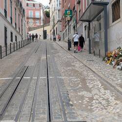 Verunglückter "Elevator da Glória"