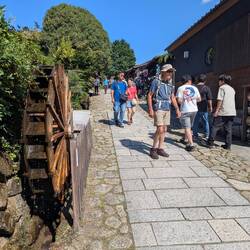 Magome where we had lunch