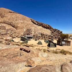 Unser Camp, irgendwo im Nirgendwo