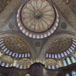 Inside the Blue Mosque