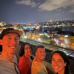 Rooftop bar to end the evening