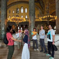 Our crew in the mosque