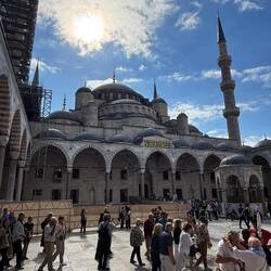 The Blue Mosque courtyard