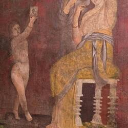 Ein Kind macht ein Foto von der Mutter beim Frisör