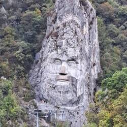 Felsskulptur Decebalus