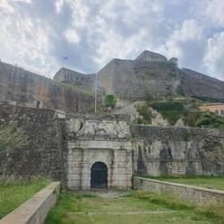 Neue Festung (Fortezza Nuova) von Korfu.