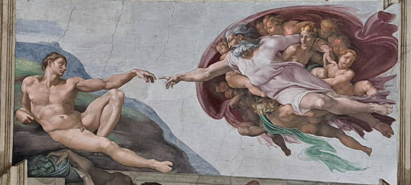 Mica ho fatto una foto nella cappella Sistina...no, no!!!